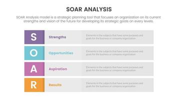 monter en flèche une analyse cadre infographie avec boîte verticale disposition direction 4 point liste concept pour faire glisser présentation vecteur