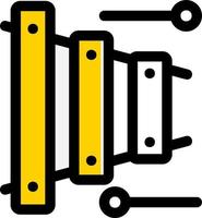 conception d'icône de vecteur de xylophone