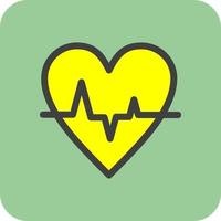 conception d'icônes vectorielles de cardiologie vecteur