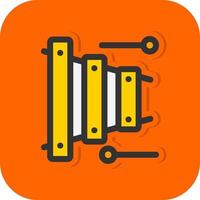 conception d'icône de vecteur de xylophone