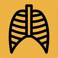 conception d'icône de vecteur de radiographie