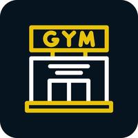 conception d'icône de vecteur de gym