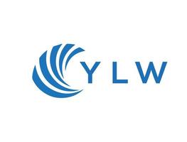 ylw lettre logo conception sur blanc Contexte. ylw Créatif cercle lettre logo concept. ylw lettre design.ylw lettre logo conception sur blanc Contexte. ylw c vecteur