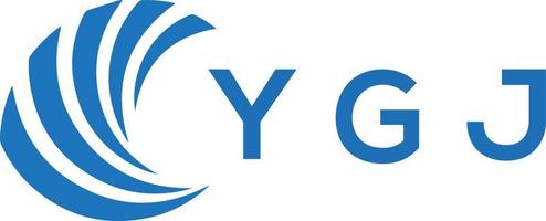 ygj lettre logo conception sur blanc Contexte. ygj Créatif cercle lettre logo concept. ygj lettre conception. vecteur