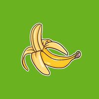 banane fruit vecteur illustration utilisé pour autocollants et autre dessins