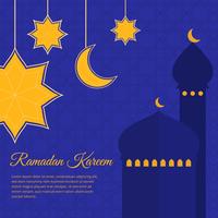 Fond de vecteur Ramadan Kareem