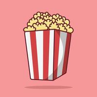 gratuit vecteur icône pop corn dessin animé illustration