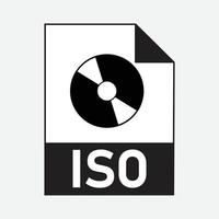 iso fichier les formats icône vecteur