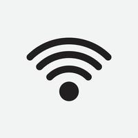 Wifi plat vecteur icône