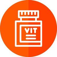 conception d'icône de vecteur de vitamines