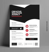 business flyer template professionnel. vecteur