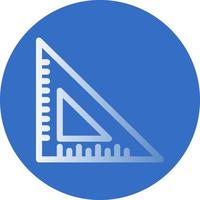 conception d'icône vectorielle règle triangulaire vecteur