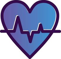 conception d'icônes vectorielles de cardiologie vecteur