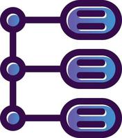 conception d'icône de vecteur de chronologie infographique