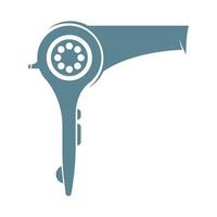 conception d'icône de sèche-cheveux vecteur