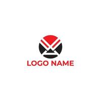 vecteur prime lettre Washington logo conception concept