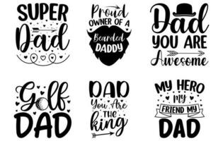 papa svg typographie t chemise paquet gratuit, papa t chemise ensemble, svg t chemise empaqueter, père journée t chemise, papa t chemises paquet vecteur