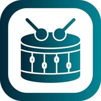 conception d'icône de vecteur de tambour
