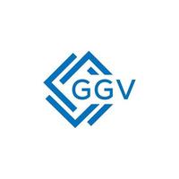 gv lettre logo conception sur blanc Contexte. gv Créatif cercle lettre logo concept. gv lettre conception. vecteur