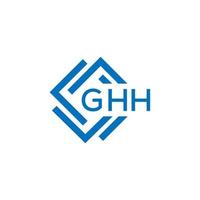 ghh lettre logo conception sur blanc Contexte. ghh Créatif cercle lettre logo concept. ghh lettre conception. vecteur