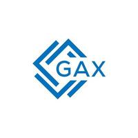 gax lettre logo conception sur blanc Contexte. gax Créatif cercle lettre logo concept. gax lettre conception. vecteur