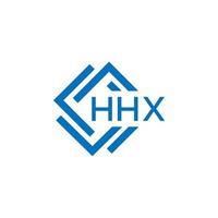 hhx lettre logo conception sur blanc Contexte. hhx Créatif cercle lettre logo concept. hhx lettre conception. vecteur