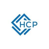 hcp lettre logo conception sur blanc Contexte. hcp Créatif cercle lettre logo concept. hcp lettre conception. vecteur