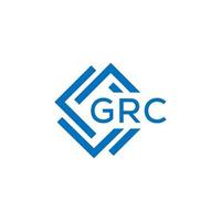 CRC lettre logo conception sur blanc Contexte. CRC Créatif cercle lettre logo concept. CRC lettre conception. vecteur