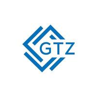 ctz lettre logo conception sur blanc Contexte. ctz Créatif cercle lettre logo concept. ctz lettre conception. vecteur