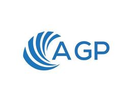 agp abstrait affaires croissance logo conception sur blanc Contexte. agp Créatif initiales lettre logo concept. vecteur