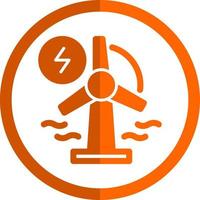 conception d'icône de vecteur d'énergie renouvelable