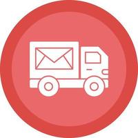 conception d'icône vectorielle de service postal vecteur