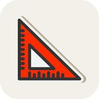 conception d'icône vectorielle règle triangulaire vecteur