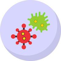 conception d'icône de vecteur de micro-organismes