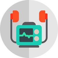 conception d'icône de vecteur de défibrillateur