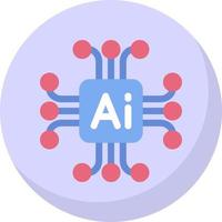 conception d'icône vectorielle super intelligence vecteur