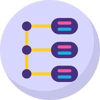 conception d'icône de vecteur de chronologie infographique