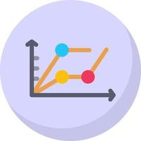 conception d'icônes vectorielles de plusieurs graphiques de tendance vecteur