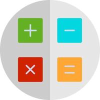 conception d'icônes vectorielles mathématiques vecteur