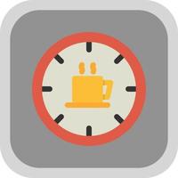 conception d'icône de vecteur de temps de café