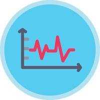 conception d'icône de vecteur de graphique d'inflation