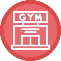 conception d'icône de vecteur de gym