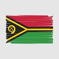 vecteur de drapeau vanuatu