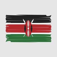 vecteur de drapeau du kenya