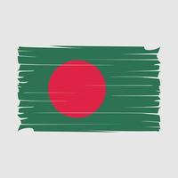 vecteur de drapeau du Bangladesh