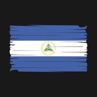 vecteur de drapeau nicaragua