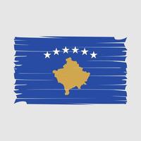 vecteur de drapeau du kosovo