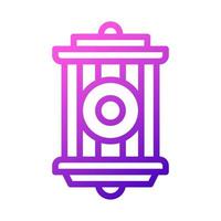 lanterne icône violet rose style Ramadan illustration vecteur élément et symbole parfait.