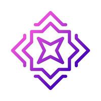 décoration icône violet rose style Ramadan illustration vecteur élément et symbole parfait.