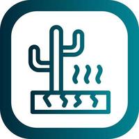 conception d'icône de vecteur de temps chaud du désert